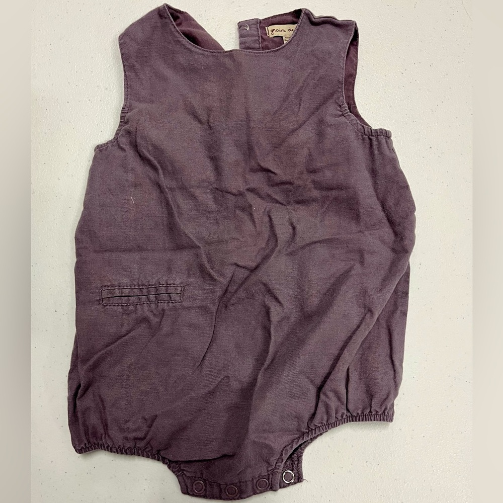Grain De Blé Short Sleeve Bodysuit